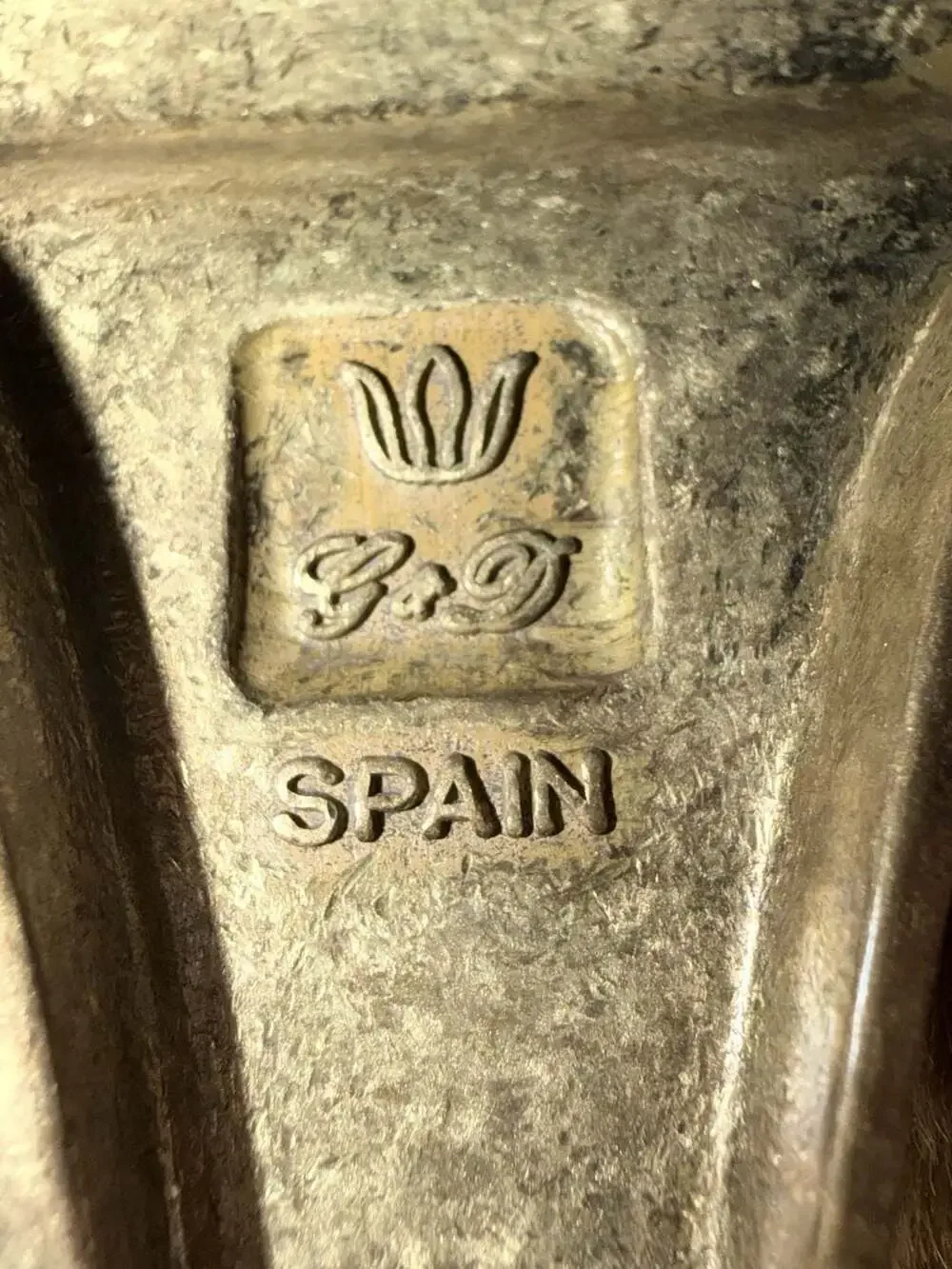 G&D Spain Solid Forged Brass Door Knocker Inscribed MILLER